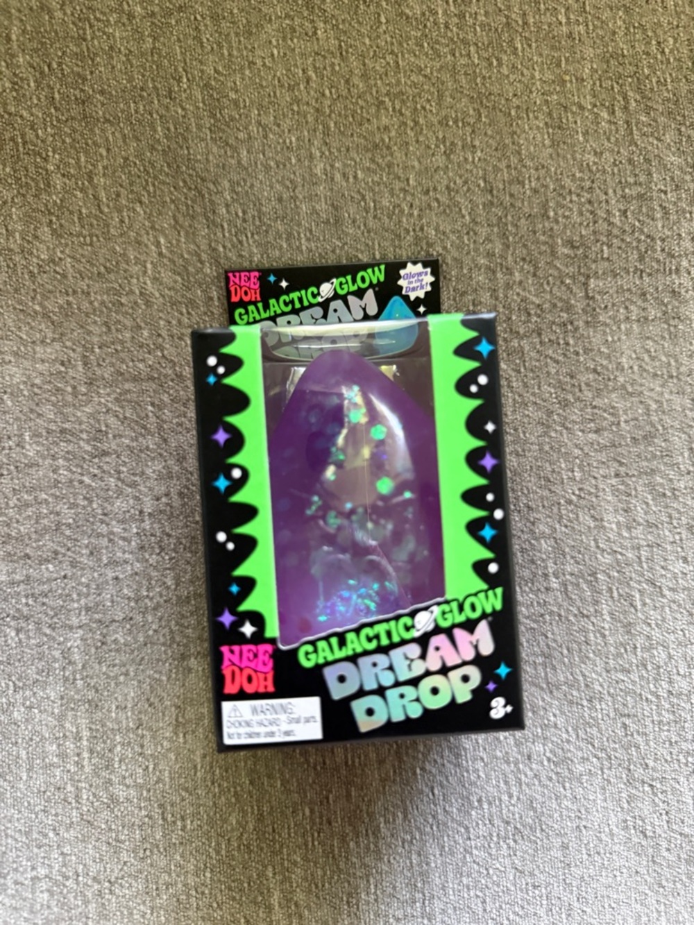 NEW NeeDoh Galactic Glow Dream Drop - Purple